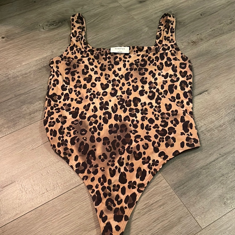 Aritzia Leopard Print Bodysuit